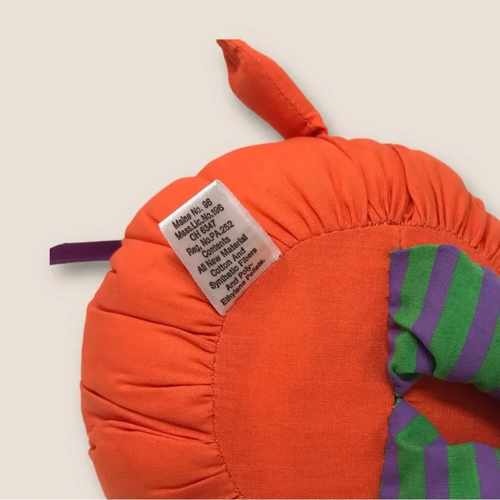 Vintage 1982 Pumpkin Witch Halloween Bean Bag Plush by Hallmark